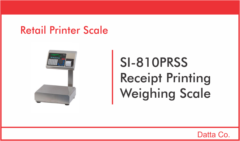 SI-810PRSS Receipt Printing Weighing Scale